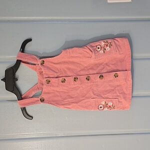 Girls Size 4 Corduroy Style Overalls